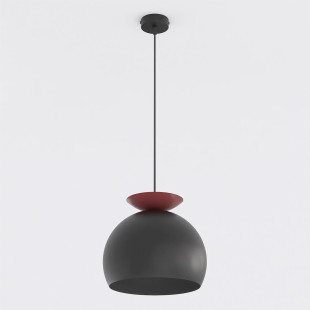 Lampa Geo 1 Black Burgundy Emibig