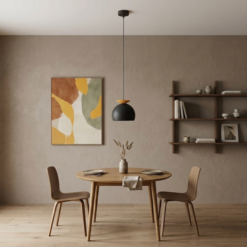 Lampa Geo 1 Black Orange Emibig