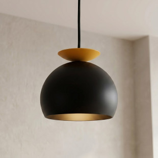 Lampa Geo 1 Black Orange Emibig