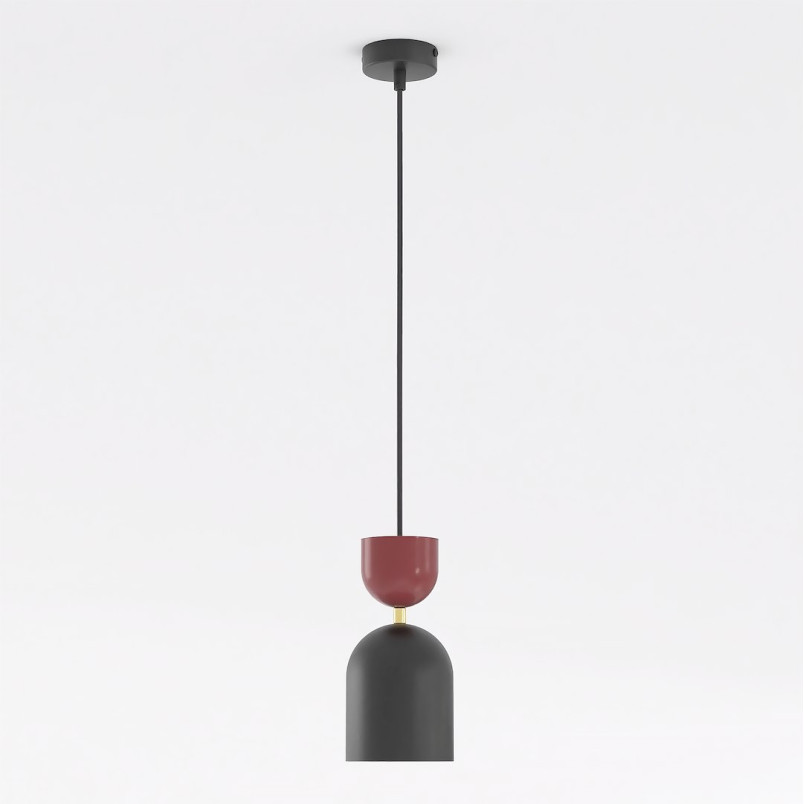 Lampa Gaudi 1 Black Burgundy Emibig