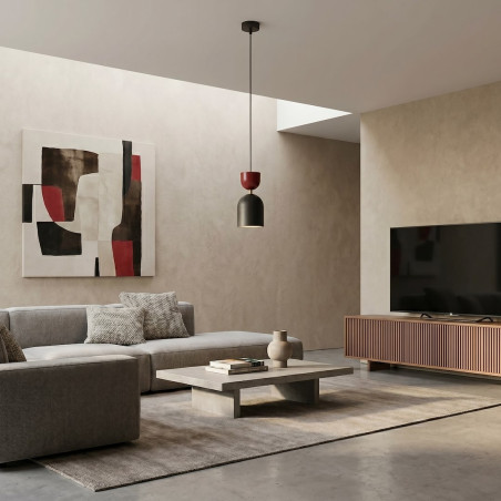 Lampa Gaudi 1 Black Burgundy Emibig