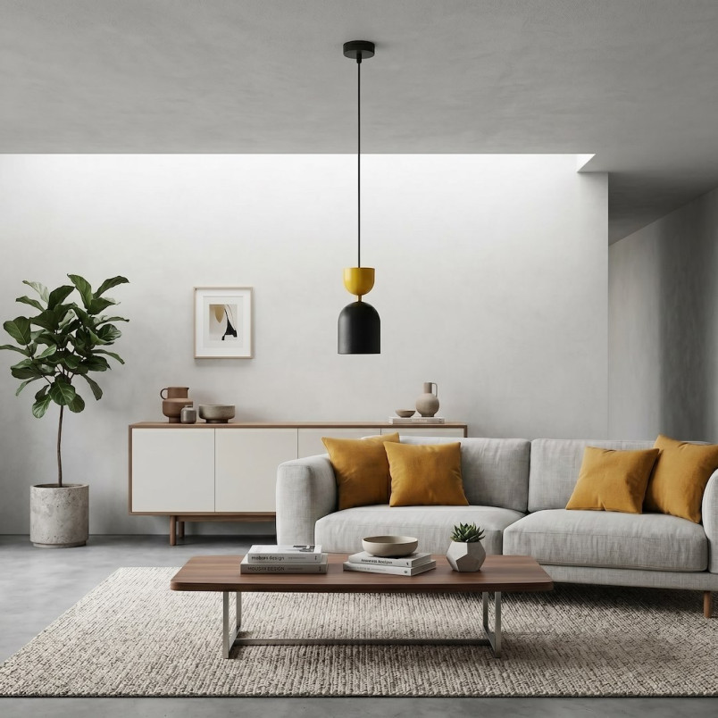 Lampa Gaudi 1 Black Orange Emibig