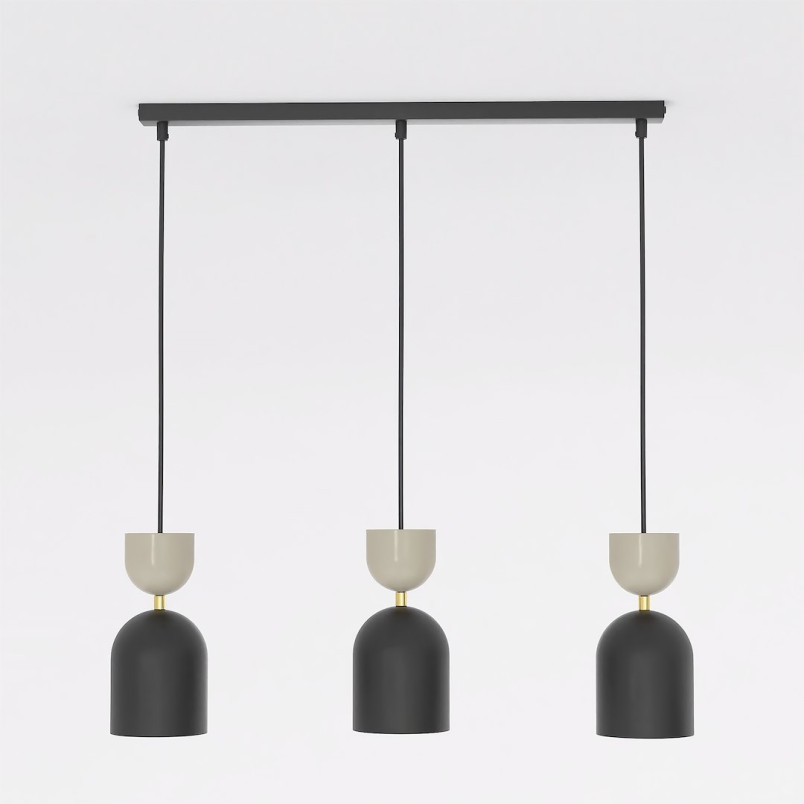 Lampa Gaudi 3 Black Mokka Emibig