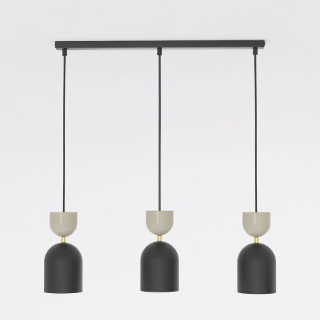 Lampa Gaudi 3 Black Mokka Emibig