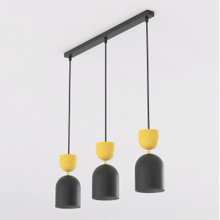 Lampa Gaudi 3 Black Orange Emibig