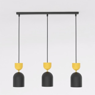 Lampa Gaudi 3 Black Orange Emibig