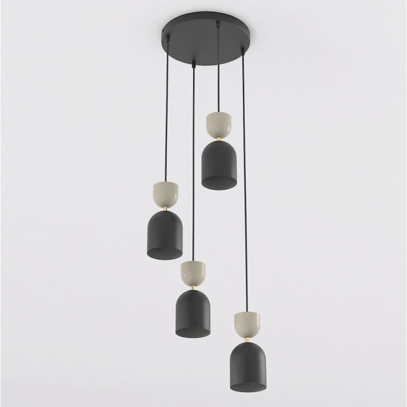 Lampa Gaudi 4Prem Black Mokka Emibig
