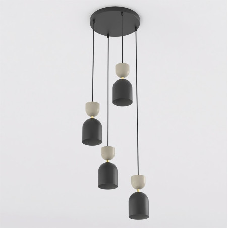 Lampa Gaudi 4Prem Black Mokka Emibig