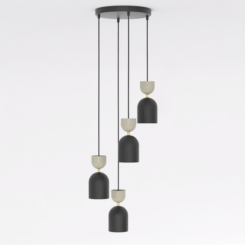 Lampa Gaudi 4Prem Black Mokka Emibig