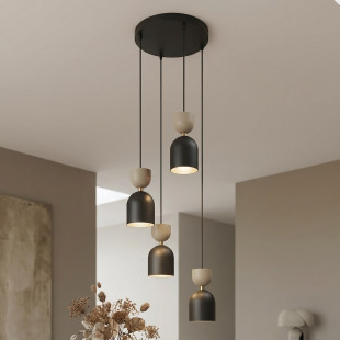 Lampa Gaudi 4Prem Black Mokka Emibig