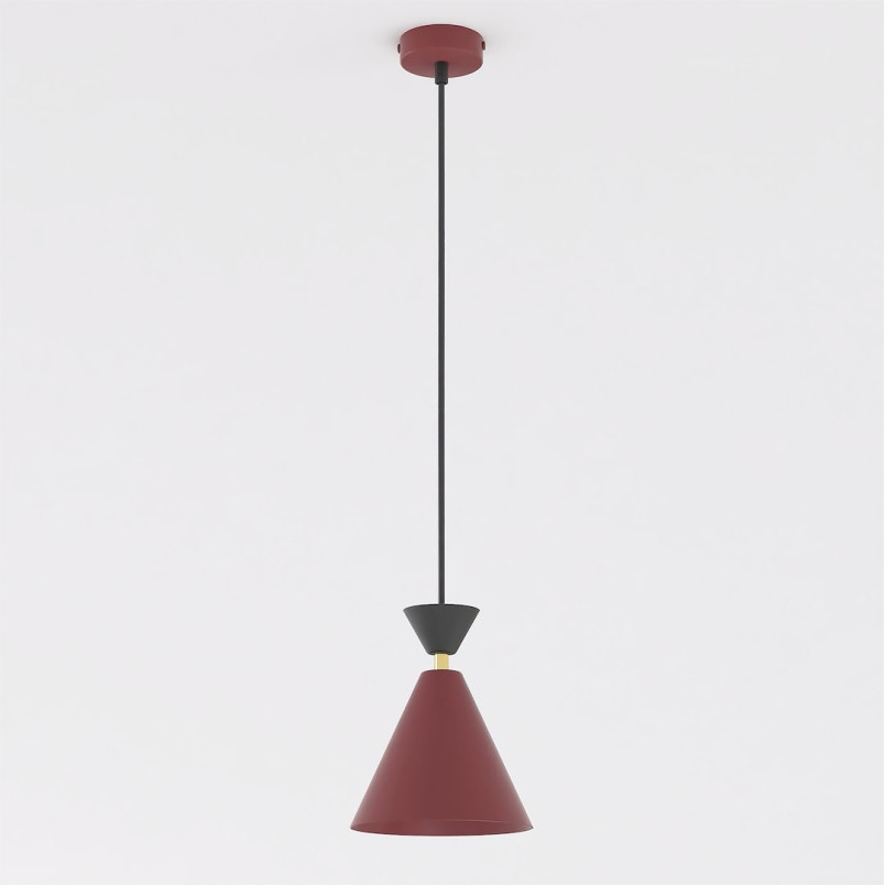 Lampa Klever 1 Burgundy Black Emibig