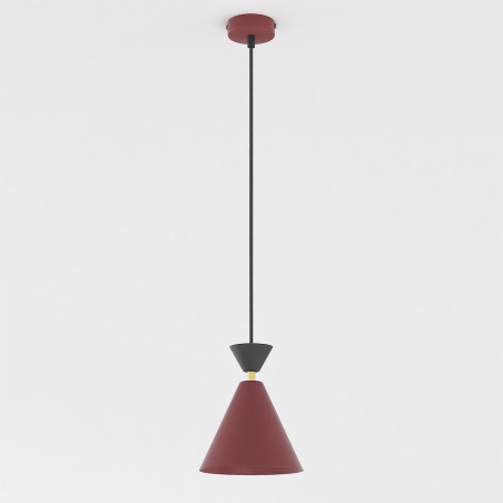Lampa Klever 1 Burgundy Black Emibig