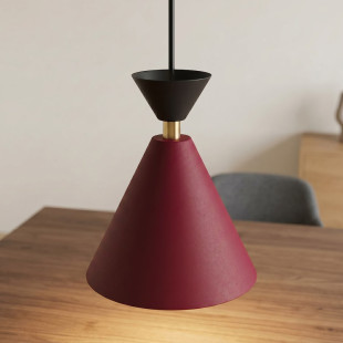 Lampa Klever 1 Burgundy Black Emibig