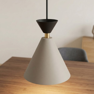 Lampa Klever 1 Mokka Black Emibig