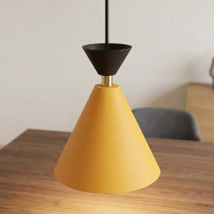 Lampa Klever 1 Orange Black Emibig