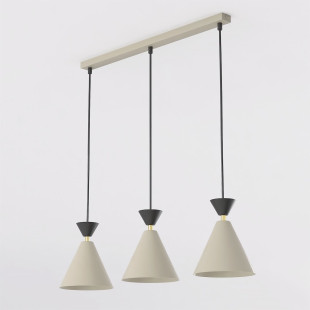 Lampa Klever 3 Mokka Black Emibig