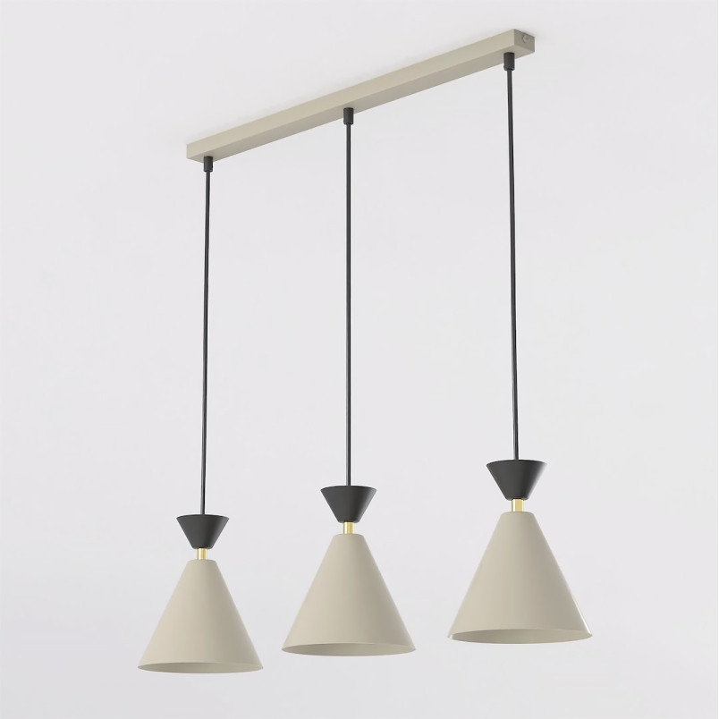 Lampa Klever 3 Mokka Black Emibig