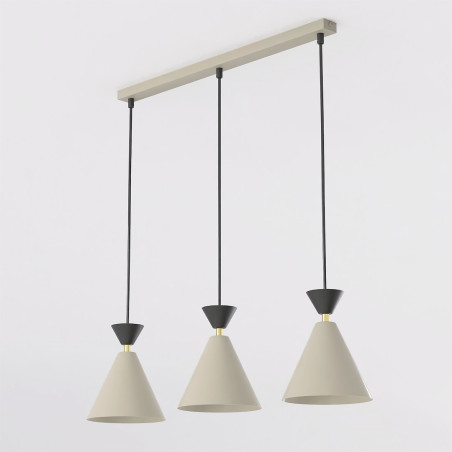 Lampa Klever 3 Mokka Black Emibig