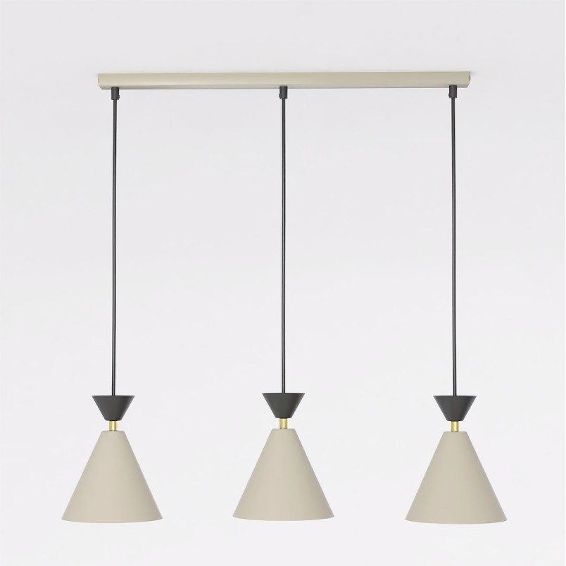 Lampa Klever 3 Mokka Black Emibig