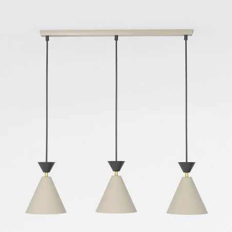 Lampa Klever 3 Mokka Black Emibig