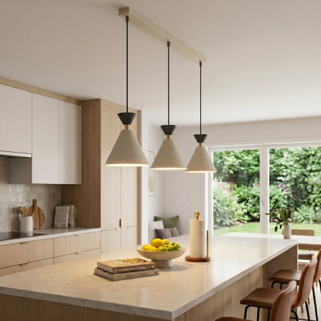 Lampa Klever 3 Mokka Black Emibig