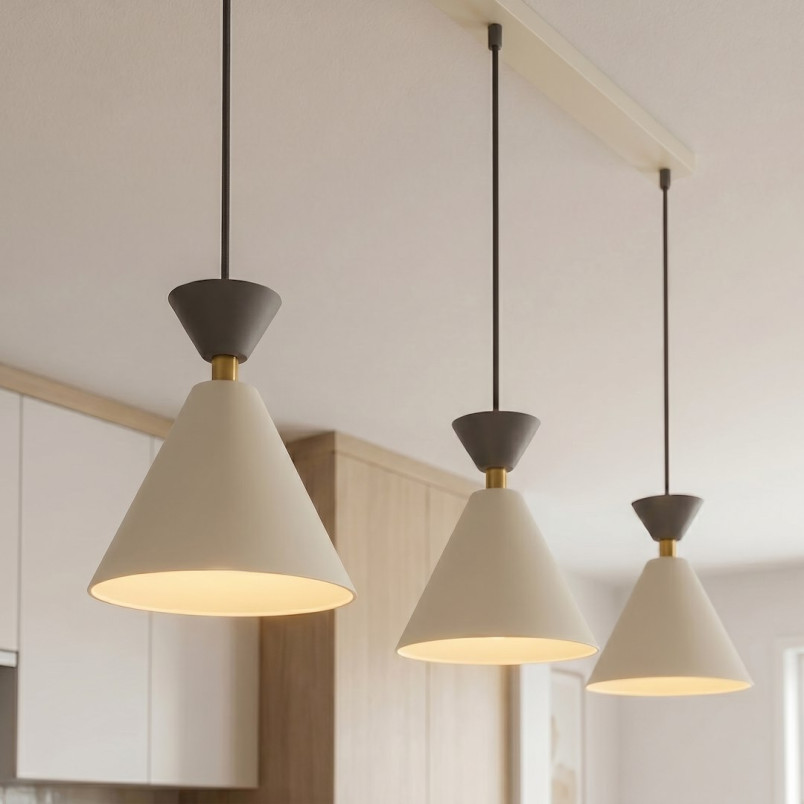 Lampa Klever 3 Mokka Black Emibig