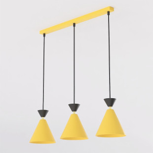 Lampa Klever 3 Orange Black Emibig