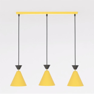 Lampa Klever 3 Orange Black Emibig