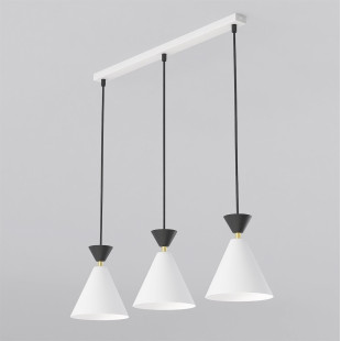 Lampa Klever 3 White Black Emibig