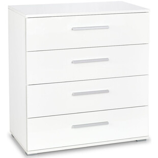 Komoda Lima KM-3 biała Halmar | Nowoczesny design, 77cm