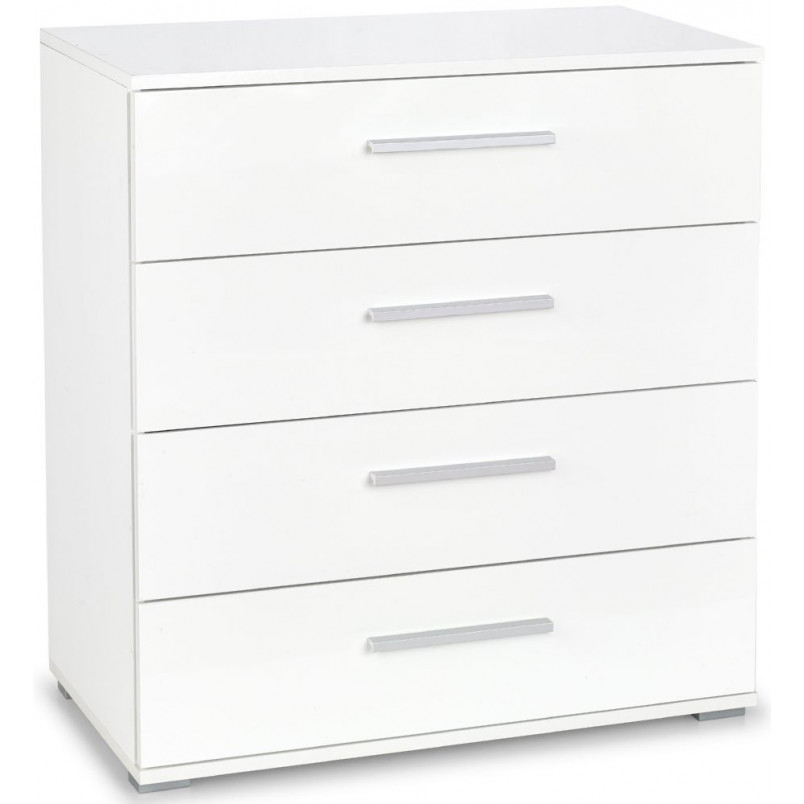 Komoda Lima KM-3 biała Halmar | Nowoczesny design, 77cm