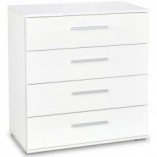 Komoda Lima KM-3 biała Halmar | Nowoczesny design, 77cm