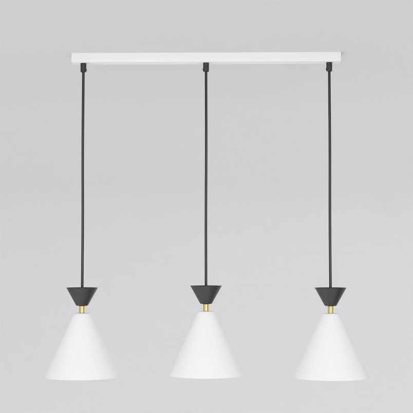 Lampa Klever 3 White Black Emibig
