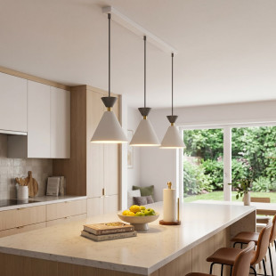 Lampa Klever 3 White Black Emibig