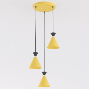 Lampa Klever 3Prem Orange Black Emibig