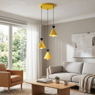 Lampa Klever 3Prem Orange Black Emibig