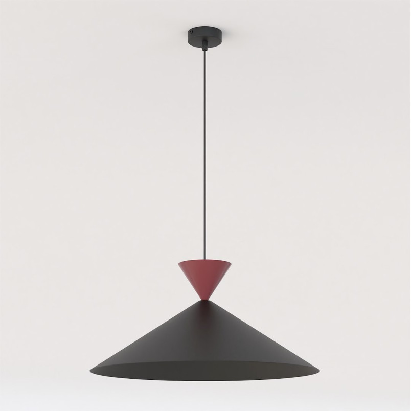 Lampa Ralf 1L Bl Burgundy Emibig