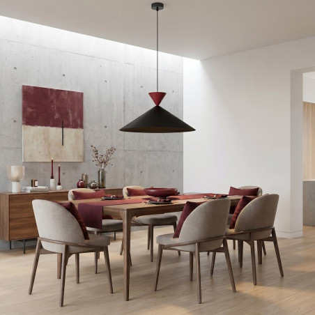Lampa Ralf 1L Bl Burgundy Emibig