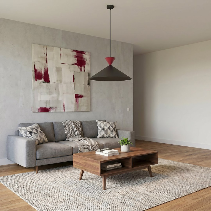 Lampa Ralf 1L Bl Burgundy Emibig