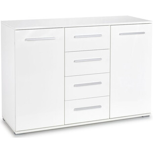 Komoda Lima KM-4 Halmar 116cm Biała | Funkcjonalne Meble