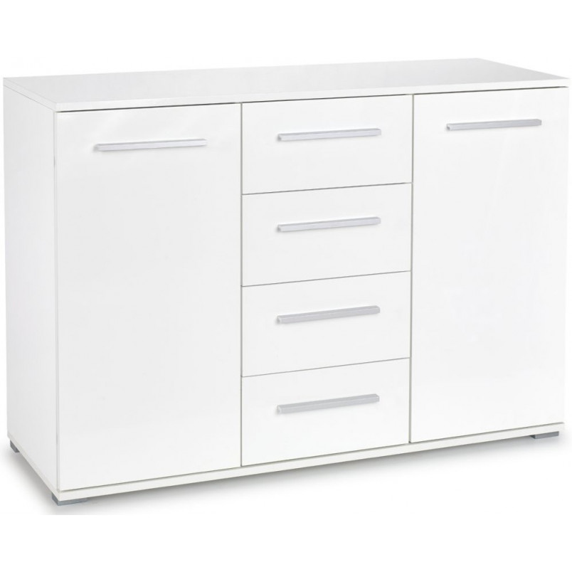 Komoda Lima KM-4 Halmar 116cm Biała | Funkcjonalne Meble