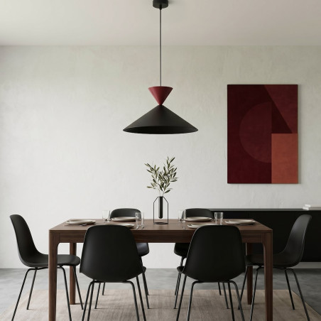 Lampa Ralf 1M Bl Burgundy Emibig
