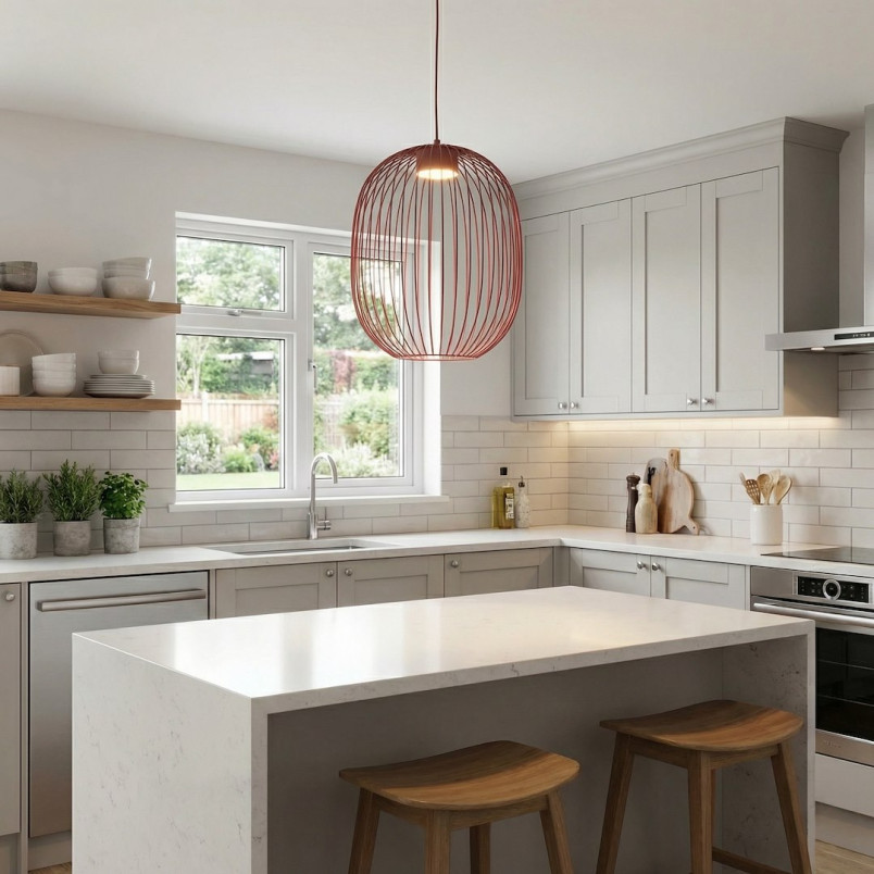 Lampa Mantra 1 Burgundy Emibig