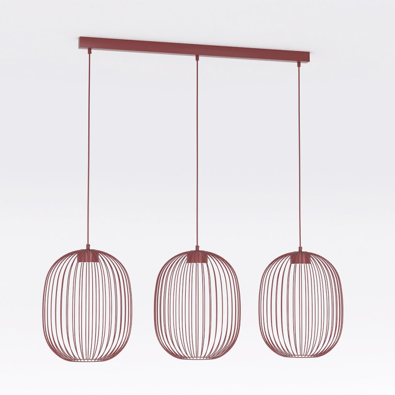Lampa Mantra 3 Burgundy Emibig