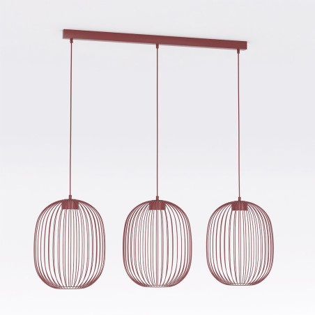 Lampa Mantra 3 Burgundy Emibig
