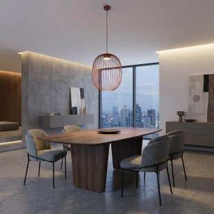 Lampa Mantra 1 Burgundy Emibig