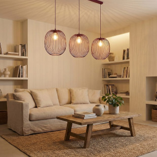Lampa Mantra 3 Burgundy Emibig
