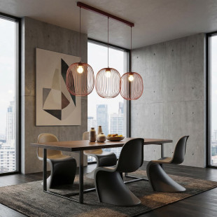 Lampa Mantra 3 Burgundy Emibig