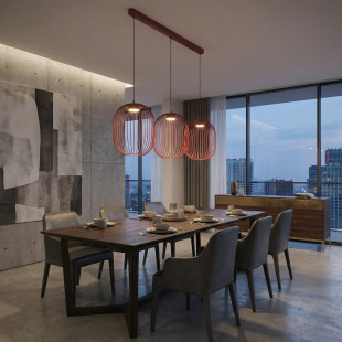 Lampa Mantra 3 Burgundy Emibig