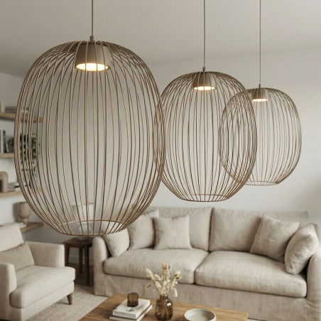 Lampa Mantra 3 Mokka Emibig